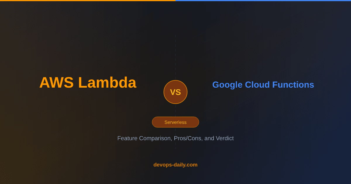 AWS Lambda vs Google Cloud Functions