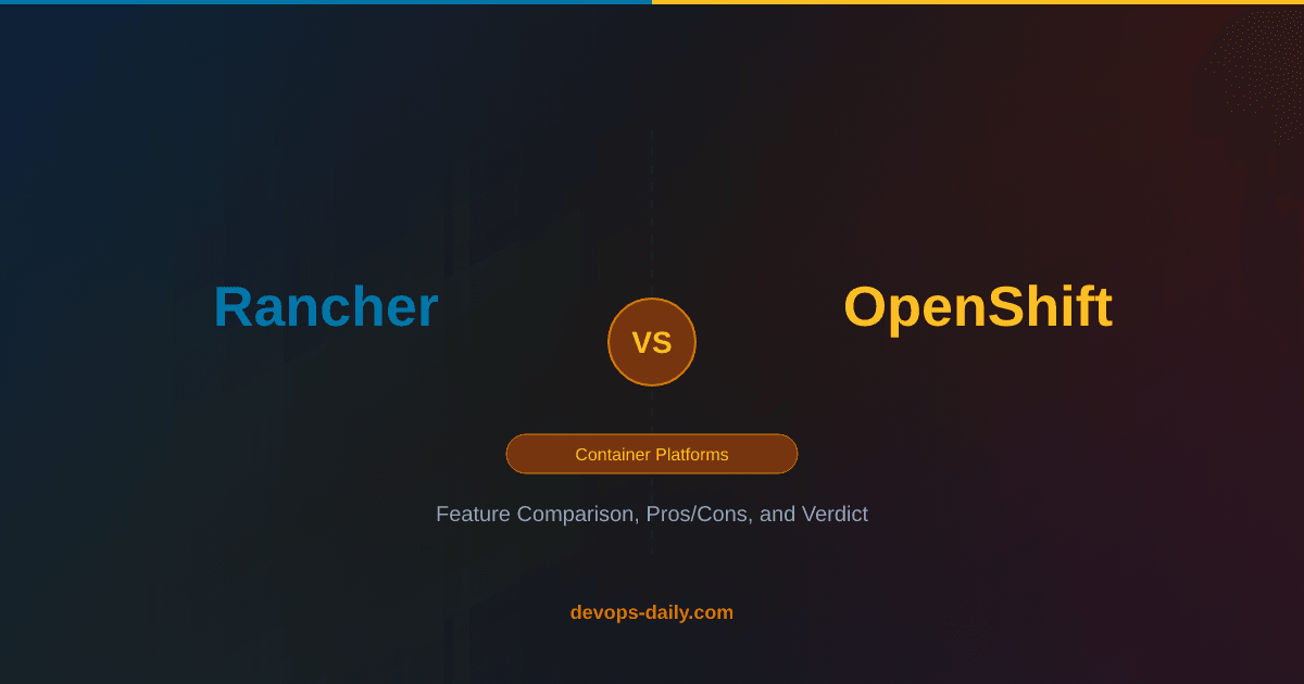 Rancher vs OpenShift