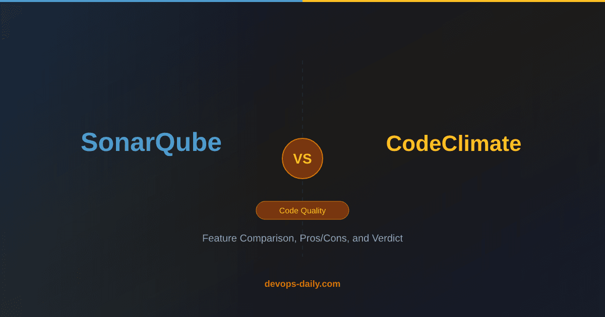 SonarQube vs CodeClimate