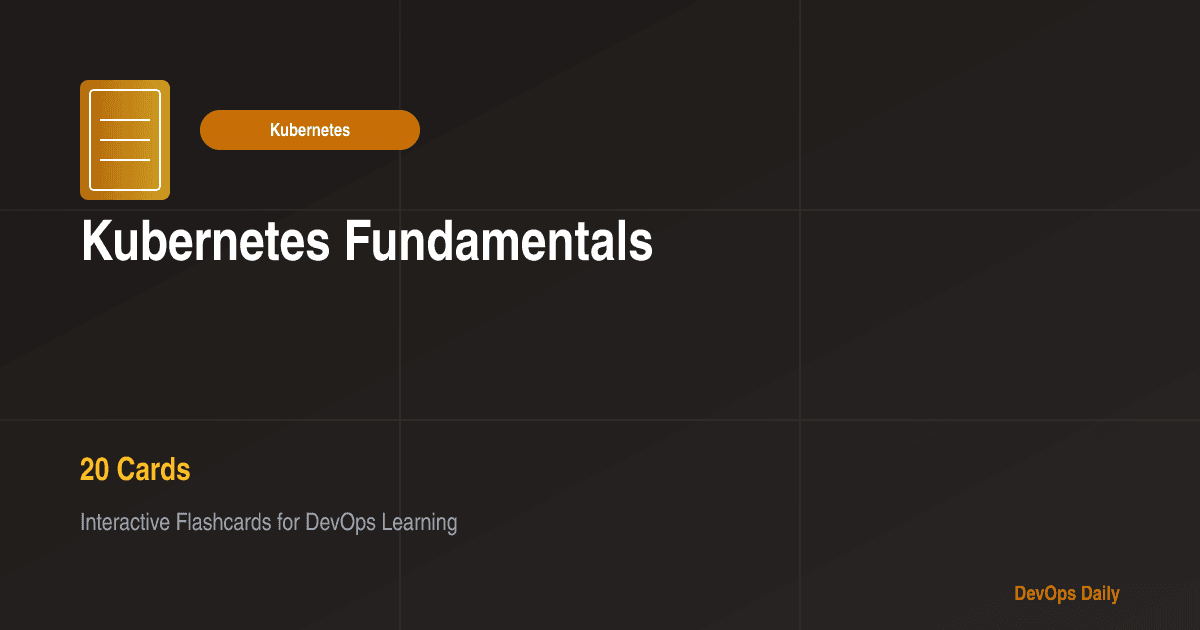 Kubernetes Fundamentals
