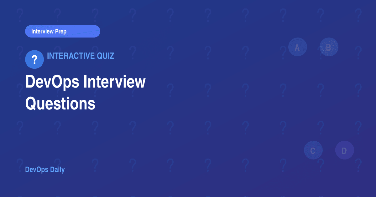 DevOps interview quiz
